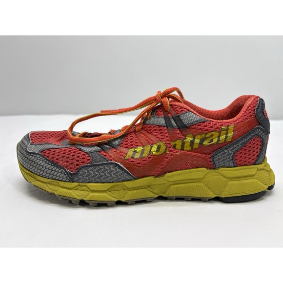 Montrail Rogue Fly Red/Yellow/Gray Trail Hiking Running Shoes GL2138-672 Sz 8.5 - Picture 6 of 16
